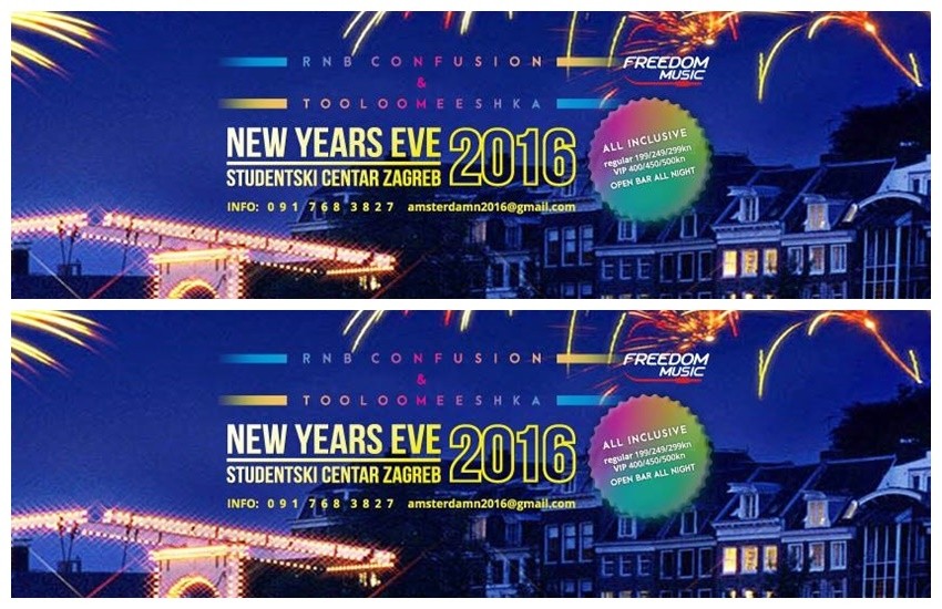 AmsterDAMN I NYE 2016 by RNB Confusion &amp; Tooloomeeshka