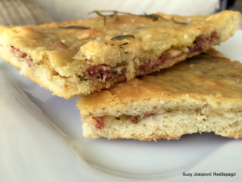 Foccacia sa šunkom i sirom, Suzy Josipović Redžepagić