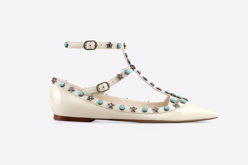 Valentino Rockstud Flats $1,275