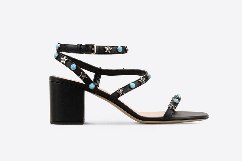 Valentino Rockstud Heeled Sandals $1,095