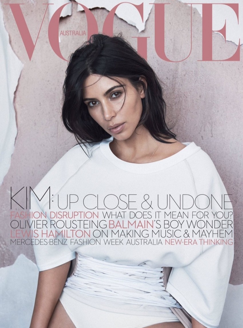 Kim Kardashian na naslovnici Vogue Australia