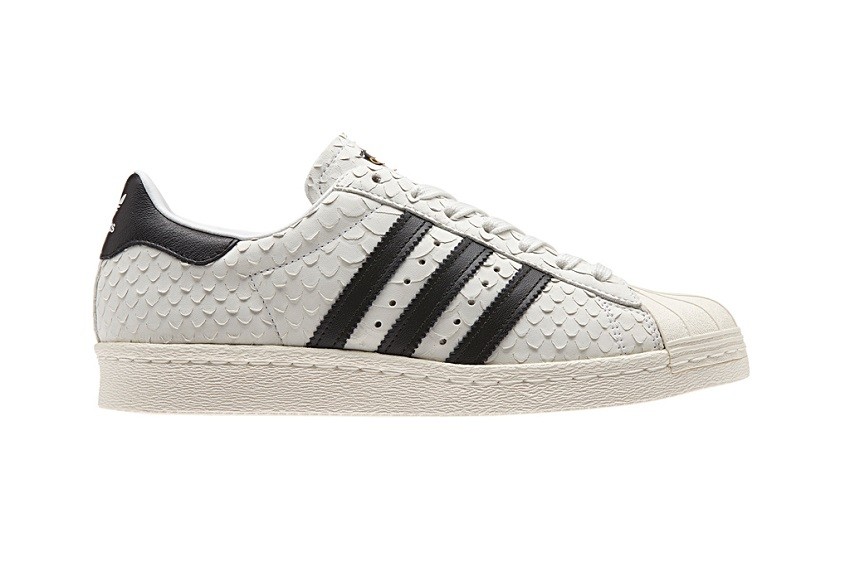 Adidas Originals Superstar embossed leather sneaker