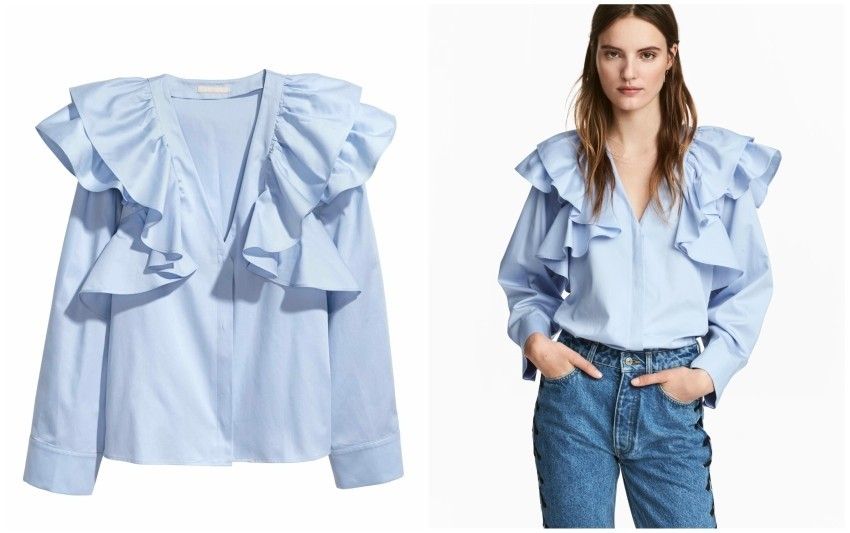 H&amp;M Ruffled blouse 39,99 €