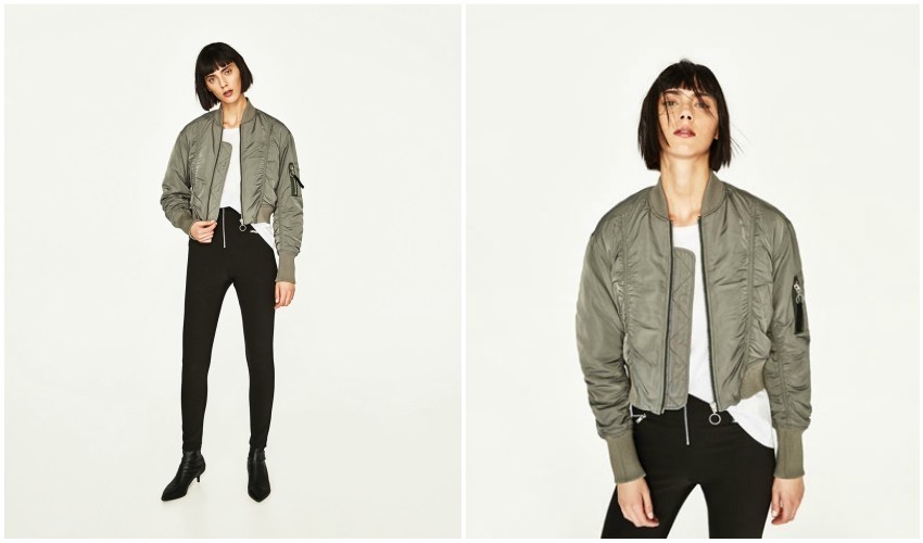 ZARA KRATKO REZANA BOMBER JAKNA  299,90 Kn