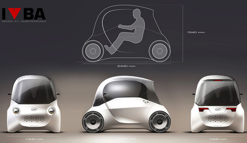 Koncept eko automobila koji bi trebali zamjeniti sve automobile u Amstedamu