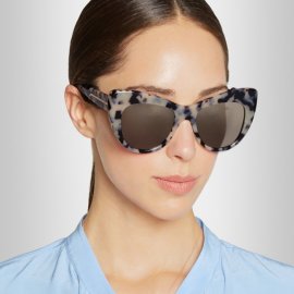 Stella McCartney Tortoiseshell Cat Eye Acetate Sunglasses