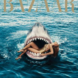 Seksi Rihanna plivala s ribama i pozirala u raljama morskoga psa