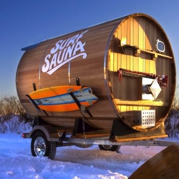 Raj za surfere: Prikolica-sauna za vaš auto
