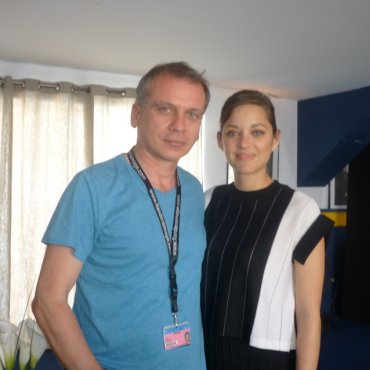 Dean Sinovčić u Cannesu s Marion Cotillard
