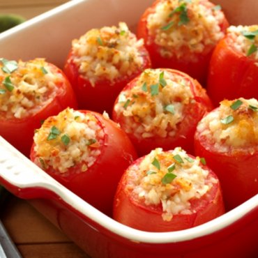 Zapečene rajčice punjene povrćem i ricottom