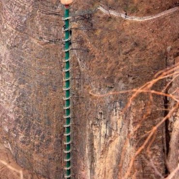 Spiral Staircase in Taihang Mountains, China