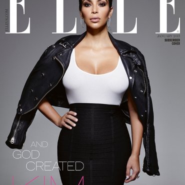 Kim Kardashian za Elle UK