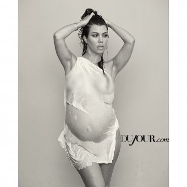 Kourtney Kardashian, DuJour,