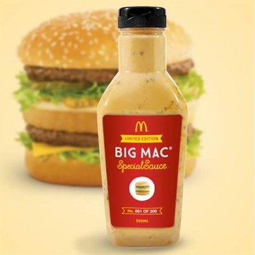 McDonaldsov specijalni "Big Mac" umak prodavat će se za 18.000 dolara