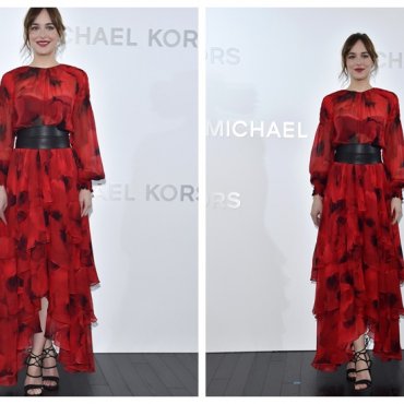 Dakota Johnson na otvaranju  Michael Kors Ginza trgovine u Japanu