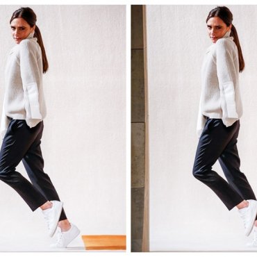Victoria Beckham u Adidas Stan Smith tenisicama