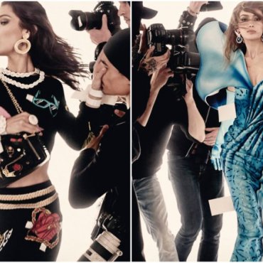 Bella i Gigi Hadid za Moschino