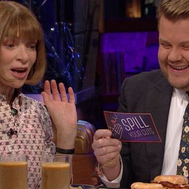 James Corden i Anna Wintour