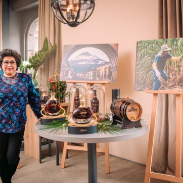 Lorena Vasquez u restoranu Noel u Zagrebu na predstavljanju Zacape Royal