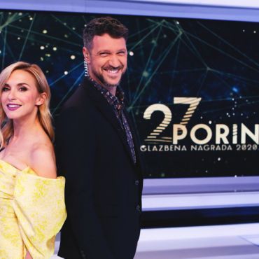 Iva Šulentić i Ivan Vukušić, voditelji 27. Porina