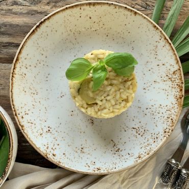 Rižoto s porilukom i tikvicama