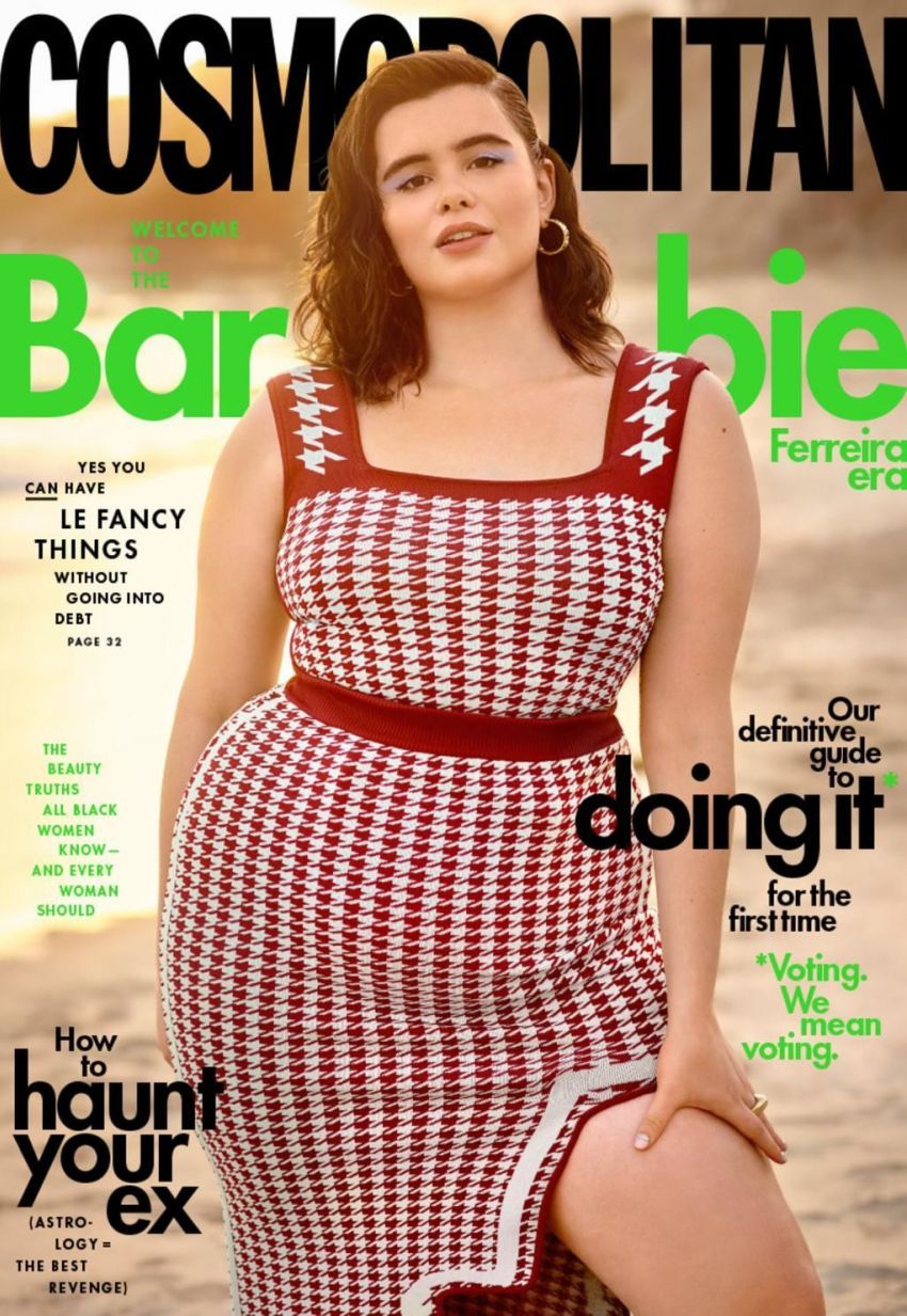 Barbie Ferreira on the November 2020 issue of Cosmopolitan U.S.