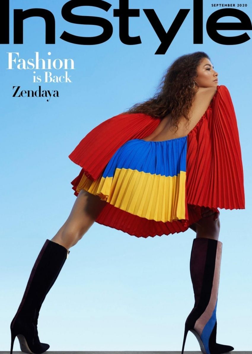 Zendaya on the September 2020 issue of InStyle U.S.