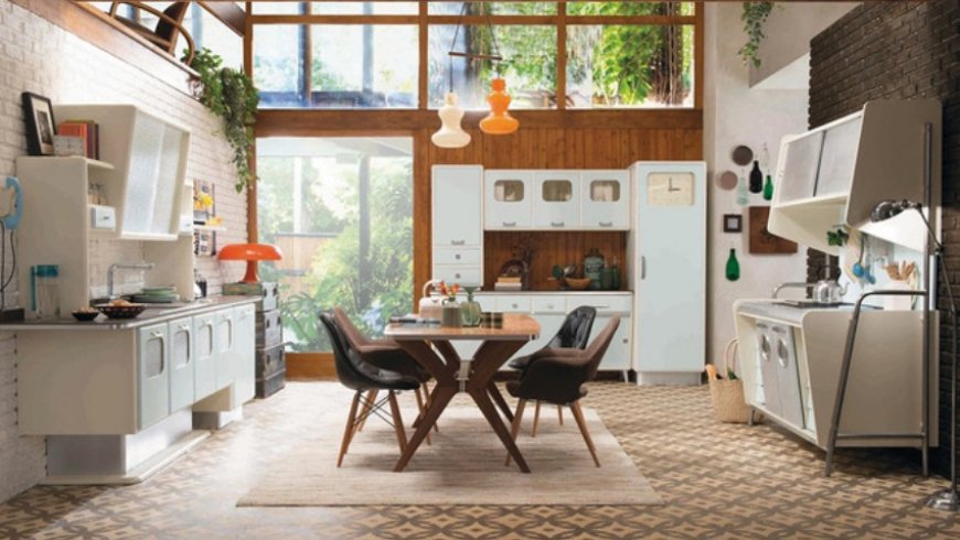 Retro kuhinja neodoljivo podsjeća na 50-te godine prošlog stoljeća