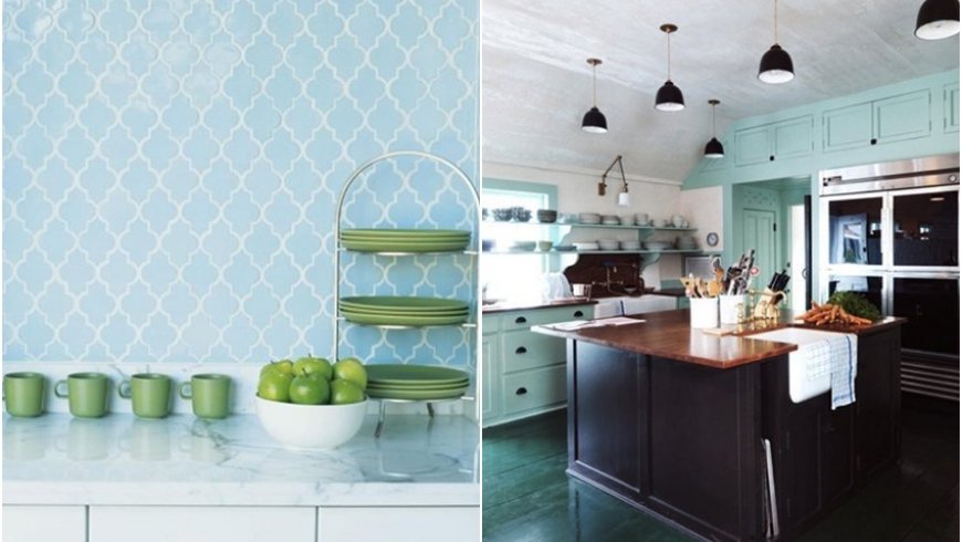 Najljepše kuhinje u kojima se kombiniraju zelena i plava boja