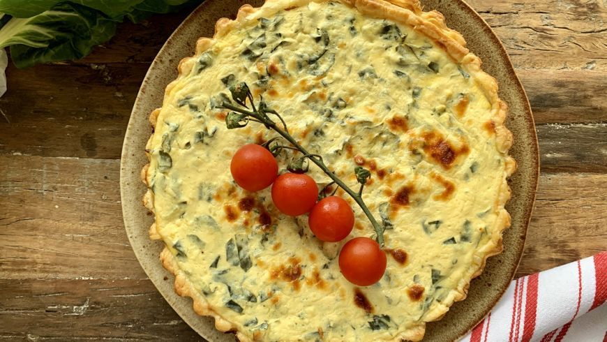 Quiche s blitvom i sirom